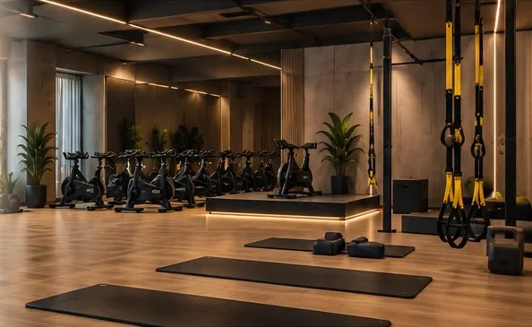 Sala de pilates y spinning de GB Club